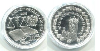 Польша 10 злотых 2006 Судейство