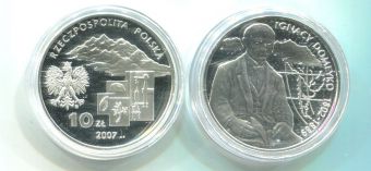 Польша 10 злотых 2007 Домейко