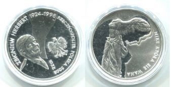 Польша 10 злотых 2008 Герберт