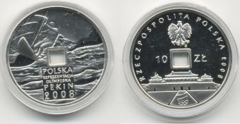 Польша 10 злотых 2008, Олимпиада в Пекине