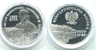 Польша 10 злотых 2009 Центральный банк