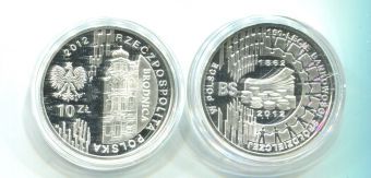 Польша 10 злотых 2012 150 лет Банку