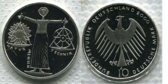 10 Марок Германия 2000 EXPO