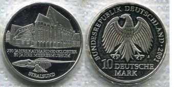 10 Марок Германия 2001 Музей