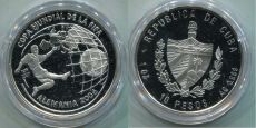 Куба 10 Песо 2007 Футбол