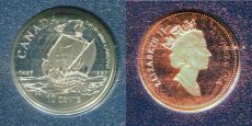 Канада 10 Центов 1997 Корабль Серебро