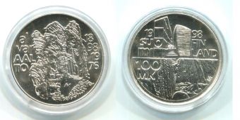 100 Марок Финляндия 1998 Алвар Аалто