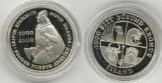Исландия 1000 Крон 2000 год Эриксон