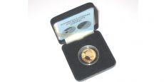 1000 Марок Финляндия 1999 год Сибелиус Золото Пруф   