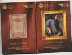 2 Евро Сан-Марино 2011 500 лет со дня рождения Джорджо Вазари