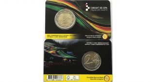 2 Евро Бельгия 2025 Спа-Франкоршам BU FR  