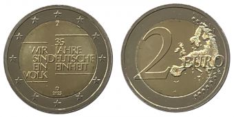 2 Евро Германия 2025 A Объединение Германии