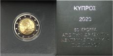 2 Евро Кипр 2023 Центральный банк Пруф