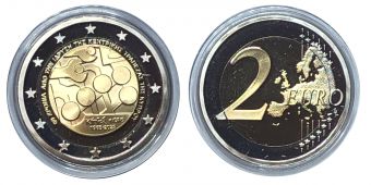 2 Евро Кипр 2023 Центральный банк Пруф