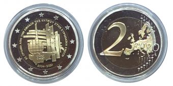 2 Евро Кипр 2024 вступление Кипра в ЕС Пруф 