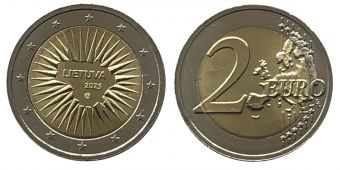 2 Евро Литва 2025 Оборона
