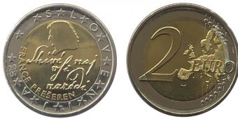 2 Евро Словения 2007 Регулярная 
