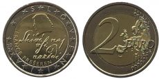 2 Евро Словения 2024 Регулярная   