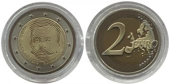 2 Евро Словения 2026 Иван Цанкар Пруф