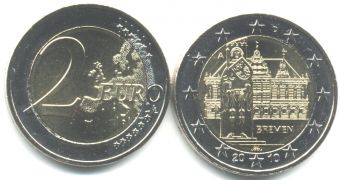 2 Евро Германия 2010 A городская Ратуша, Бремен