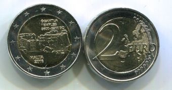 2 Евро Мальта 2016 Джгантия
