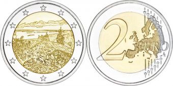 2 Евро Финляндия 2018 Национальный парк Коли