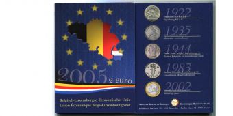 2 Евро Бельгия 2005 Бельгийско-Люксембургский экономический союз BU