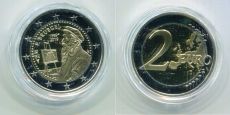 2 евро Бельгия 2019 Питер Брейгель Пруф 