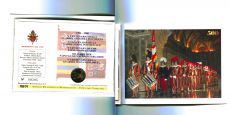 2 Евро Ватикан 2006 500 лет Швейцарской гвардии Блистер