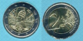 2 Евро Ватикан 2019 Государство Ватикан
