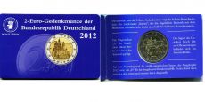 2 Евро Германия 2012 A замок Нойшванштайн BU