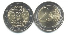 2 Евро Германия 2013 J Елисейский Договор  
