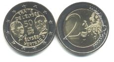 2 Евро Германия 2013 A Елисейский Договор