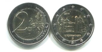 2 Евро Германия 2014 G Нижняя Саксония