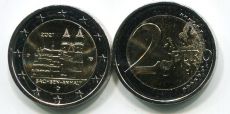 2 Евро Германия 2021 D Саксония-Анхальт 