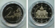 2 Евро Греция 2016 Монастырь Аркади Пруф