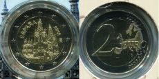 2 Евро Испания 2012 Бургос Пруф