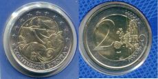 2 Евро Италия 2005 годовщина принятия Конституции ЕС BU