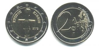 2 Евро Кипр 2012 год