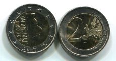 2 Евро Люксембург 2009 Регулярная      
