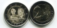 2 Евро Люксембург 2021 100 лет со дня рождения Великого Герцога Жана ФОТО
