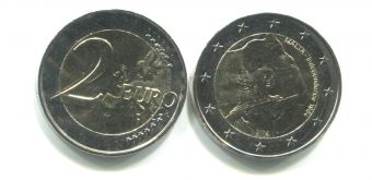 2 Евро Мальта 2014 Независимость