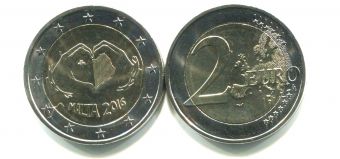 2 Евро Мальта 2016 Любовь