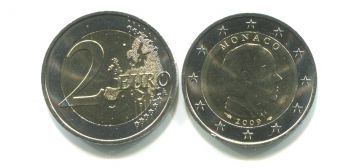 2 Евро Монако 2009 Альберт 2