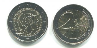 2 Евро Нидерланды 2013 200 лет Королевству Нидерландов