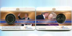 2 Евро Нидерланды 2014 Король Виллем и Беатрикс BU