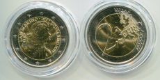 2 Евро Сан-Марино 2019 Леонардо Да Винчи (монета в капсуле)