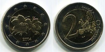 2 Евро Финляндия 2004 Регулярная 