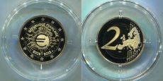 2 Евро Франция 2012 10 лет наличному Евро Пруф