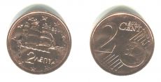 Греция 2 Цента 2004 год  